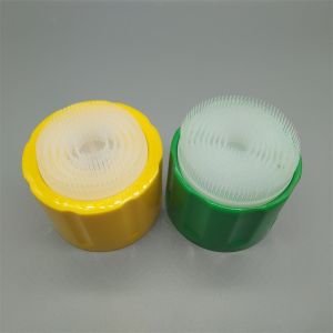 Foam Cleaner Brush Cap with Integrated Dispensing & Scrubbing System for Surface