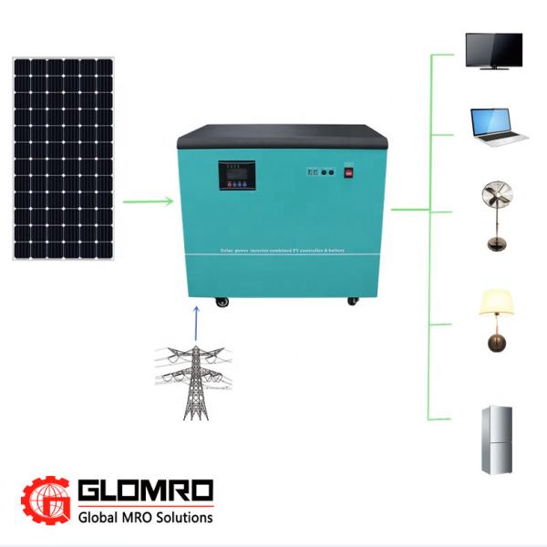 Quality 1kw 2kw Solar Power PV System 3kw 4kw 5kw All In One Lithium Battery Solar System Off Grid Portable Solar Generator for sale