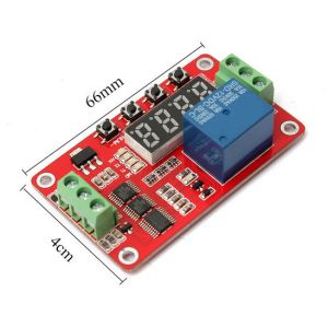 12V Multifunction LED Programmable Settings Cycle Time Switch Relay Module