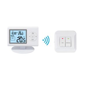 Riseem Digital Temperature Control 7 Day Programmable Thermostat with Heat and Cool