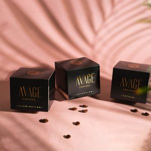 Customized Elegant Matte Coffee Capsules Box Espresso Disposable Packaging