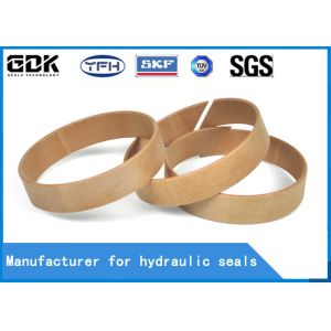 WR Phenolic Fabric Resin Seal Wear Ring , Hydraulic Cylinder Wear Rings Guide