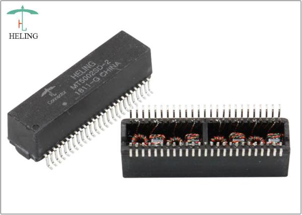 IEEE 802.3 U Ethernet LAN Transformer , 50 PINs Pulse LAN Transformer Surface