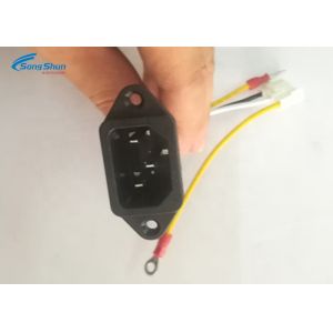 3 Pin AC Socket Earth Bonding Cable RV1.25-4 Round Terminal Power Stable