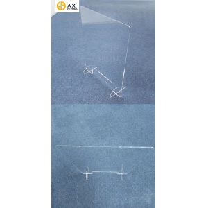 Transparent 73MPa 5mm Plexiglass Sneeze Guard