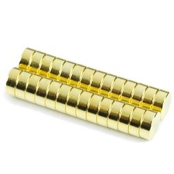 Wholesale OEM Quality Guaranteed Disc Shape Gold Plating Neodymium Magnet Speaker from china suppliers
