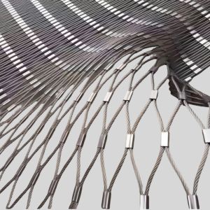 Stainless Steel Ferrule Rope Mesh 7x7 7x19 Cable Ferrule Mesh