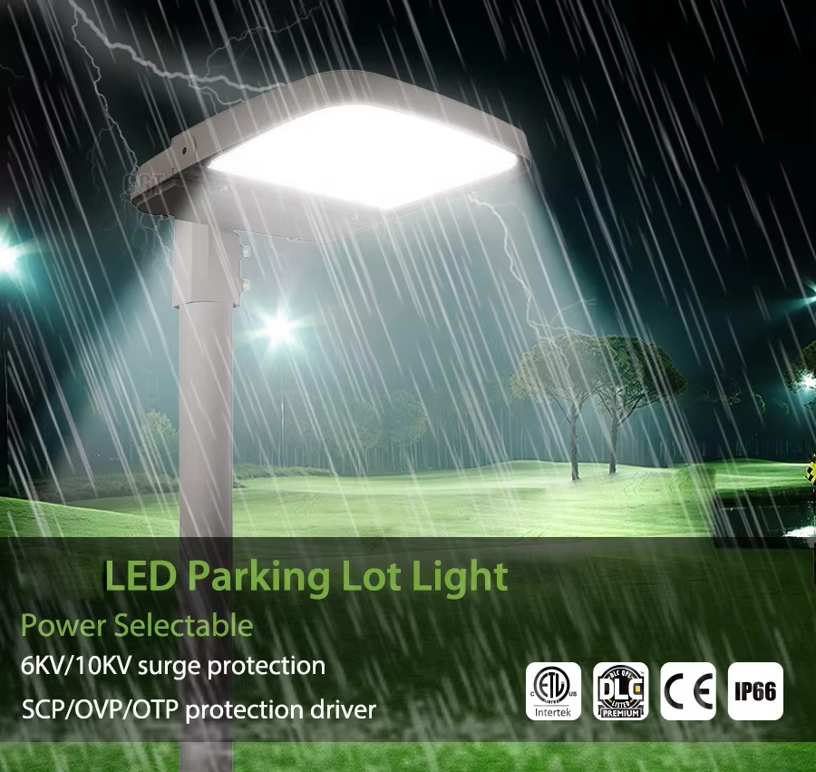 High efficiency and energy-saving LED area light patent three-level power adjustment adjustable engineering light
