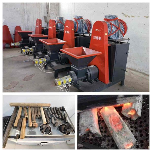 Wood Waste Sawdust Briquetting Machine Straw Biomass Briquette Making Machine