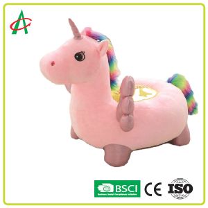 BSCI BPA Free Washable Unicorn Plush Toys Pillows