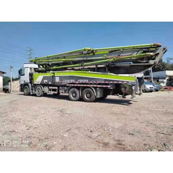 13875*2500*4000 mm Dimensions Concrete Batching Plant Used Zoomlion 56 Meter Pump Truck