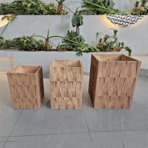 Light-weight Fiber Clay Planter For Warmer Camping Burners And Barbecue D380