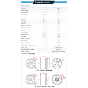 Faradyi High Quality Permanent Magnet 36V PM 6025 Brushless Bldc ExternalRotor