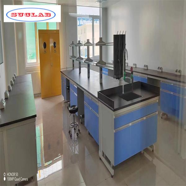 Standard White Classic Lab Furnitures Laboratory Workbenches Customization and
