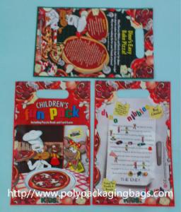 Wholesale Red Plastic Toy Packaging Poly Bags / Custom Printed 3 Side Seal Bag from china suppliers
