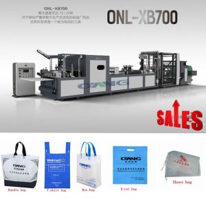 Ultrasonic Sealing High Speed Nonwoven Carry Bag / Shoes Bag / D-Cut Bag Making
