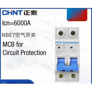 Chint NBE7, NB7 Miniature Circuit Breaker 6~63A, 80~125A, 1P,2P,3P,4P for