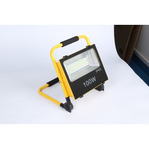All In One Solar LED Flood Lights IP65 100w 120 Beam Angle For Stadium