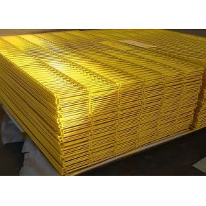 PVC Coated Welded Wire Mesh Panel Long Hole 2.0 - 4.0mm Wire Gauge