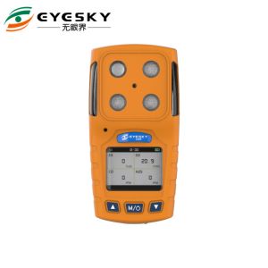 Fast Response Sensor Portable Multi Gas Detector Hazardous TFT Display Long