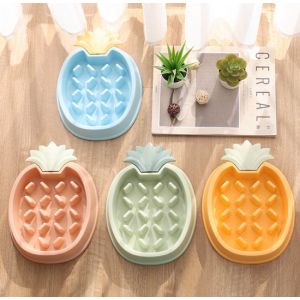 ABS Slow Feeder Dog Bowl For Small Medium Dogs 23.5 * 5 CM