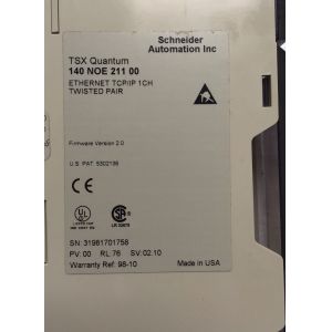 Schneider Modicon Quantum PLC 140-NOE-211-00 ethernet TCP/IP 1CH Twisted Pair