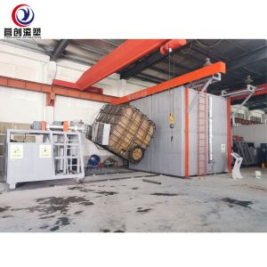 PLC Siemens Automatic Rotomolding Machinery for Max Product Volume of 50000L