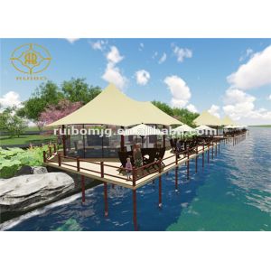 Prefabricated Luxury Glamping Hotel Tent High Strength Q235 Steel Frame
