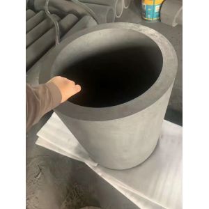 Aluminium High Purity Carbon Graphite Crucible With Good Heat Conductivity