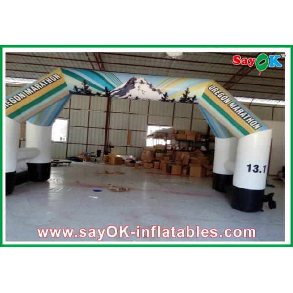 Custom Inflatable Arch 0.4mm PVC Inflatable Entrance Arch Logo For Festival Celebration
