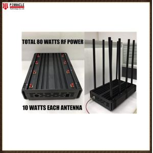 8 Bands Desktop Cell Phone Blocker Device Scrambler For CDMA GSM 5.8G