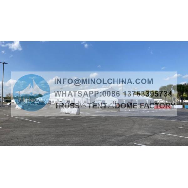 Quality Drive Thru 30m Temporary Vaccination Site With Ventilation Windows for sale