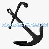 Galvanized Black Painted Stock Anchors Admirality Anchor Stock Anchor Easy