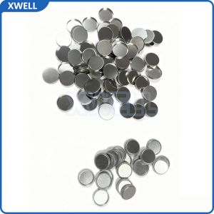 Custom Engraving Button Battery Shell in 304 or 316 Stainless Steel for CR2016
