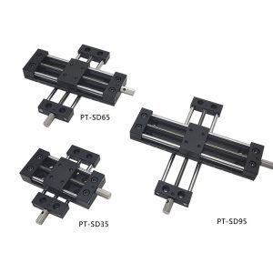 Two Axis Combination Linear Manual Xy Stage Stretching Table With Locking