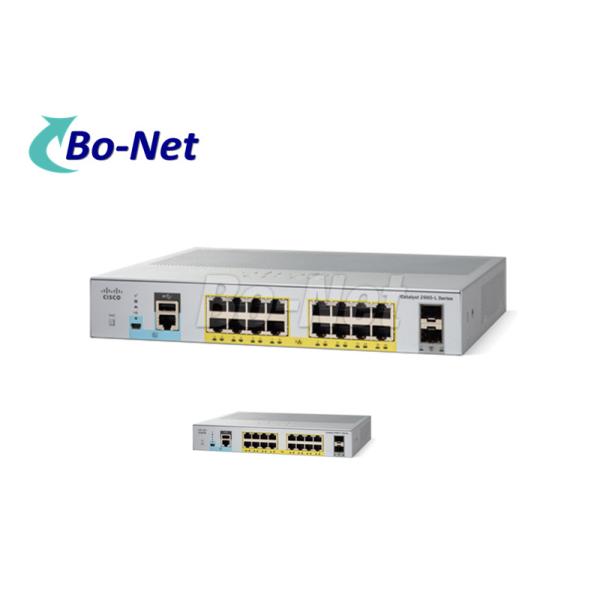 Cisco Cisco Gigabit Switch WS-C2960L-16PS-LL 16port POE+ Network Switch 2 SFP
