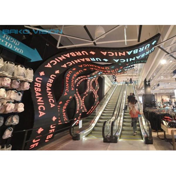 Flexible LED Screen Soft LED Module Creative Video Wall Customized Shape Space Saving