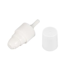 White PP Plastic Screw Lotion Pump 20/410 Press Type Cream Dispenser Pump