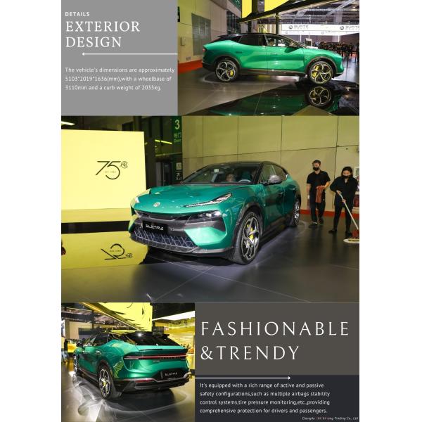 Deposit for 2022 2023 Energy Vehicle Luxury Lotus Eletre R S High Speed Electric SUV