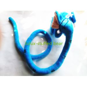Plush Blue 120cm Elephant Toy Stuffed Soft Surface Easily Hang Small Eye Cool