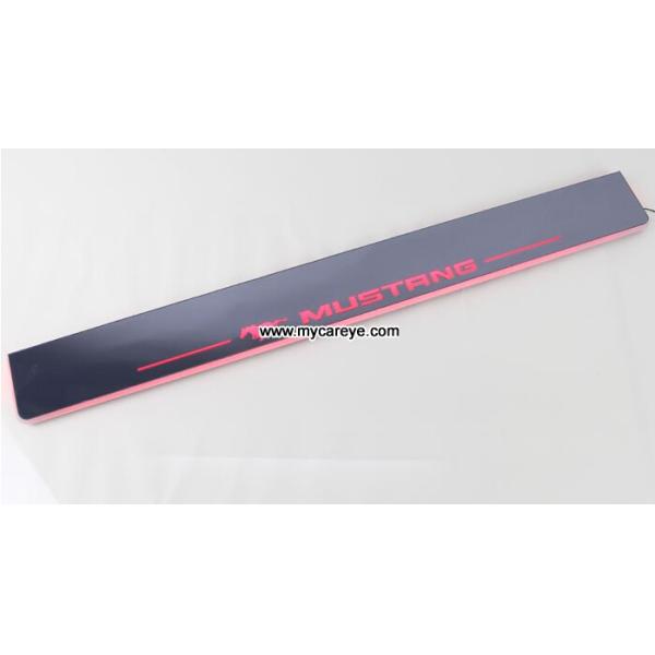 Ford Mustang car moving door floor lights LED door scuff plate light