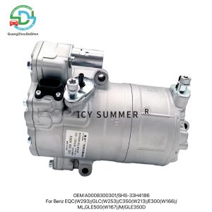A0008300301 SHS-33H4186 Hybrid Car AC Compressor For Benz EQC W293 GLC W253 C350