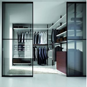 Moisture Resistant Wooden Bedroom Wardrobe with Customizable Design and 2D/3D