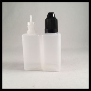 Durable 30ml Childproof LDPE Dropper Bottles Small Capacity Plastic Container