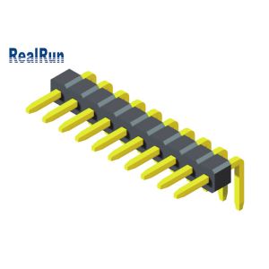 PA6T 1.0mm Pitch 10P Right Angle Header Connector