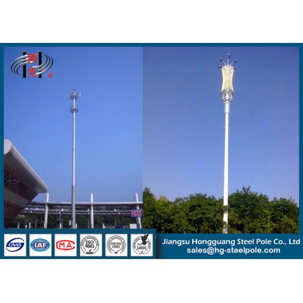 Quality Customizable Broadcast Transmission Antenna Poles Towers Monopole Tower for sale
