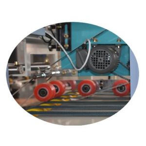 Pasting Box 2800mm Carton Folding And Gluing Machine Semi Automatic