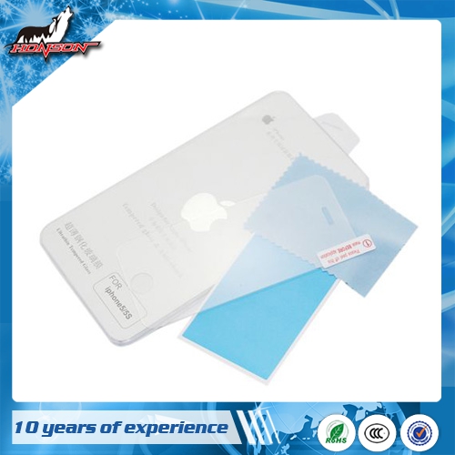 Quality For iPhone 5/5S Premium Tempered Glass Transparent Screen Protector for sale