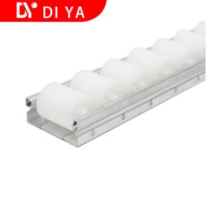 China Antistatic Plastic Roller Track For Warehouse Storage Conveyor Line And Track System on sale