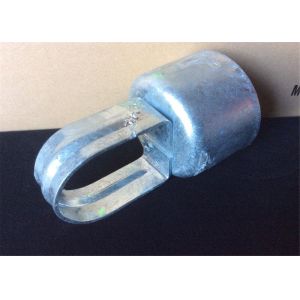 Chain Wire Fence Eye Top Caps For 1-5/8"/1.625"/42mm line post hot dipped